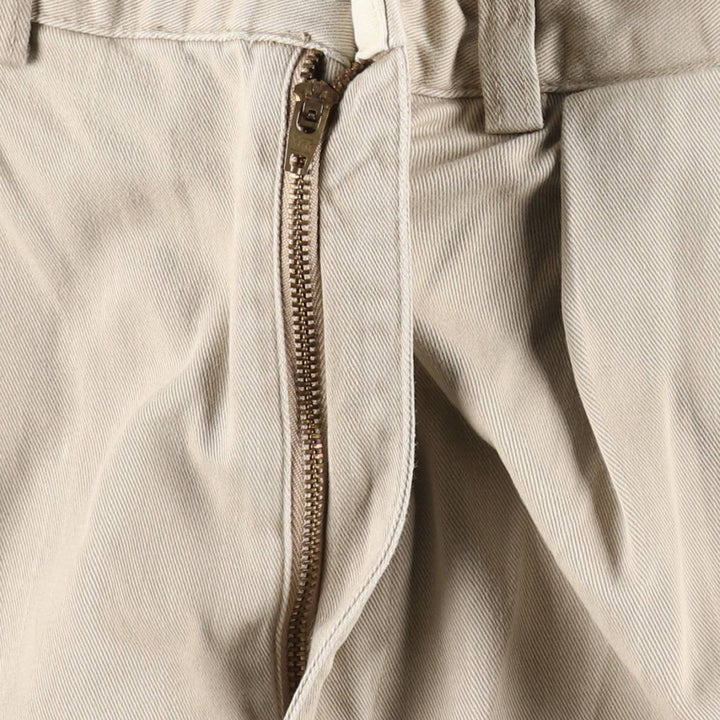 Ralph Lauren Polo Ralph Lauren TYLER SHORT Two-Pleat Chino Shorts Men's W30 (approx.) cotton Beige type Vintage Second Hand