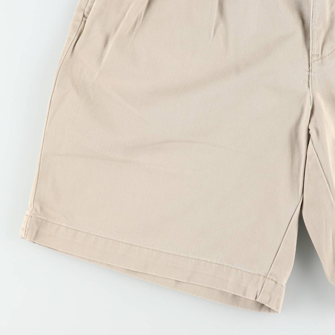 Ralph Lauren Polo Ralph Lauren TYLER SHORT Two-Pleat Chino Shorts Men's W30 (approx.) cotton Beige type Vintage Second Hand