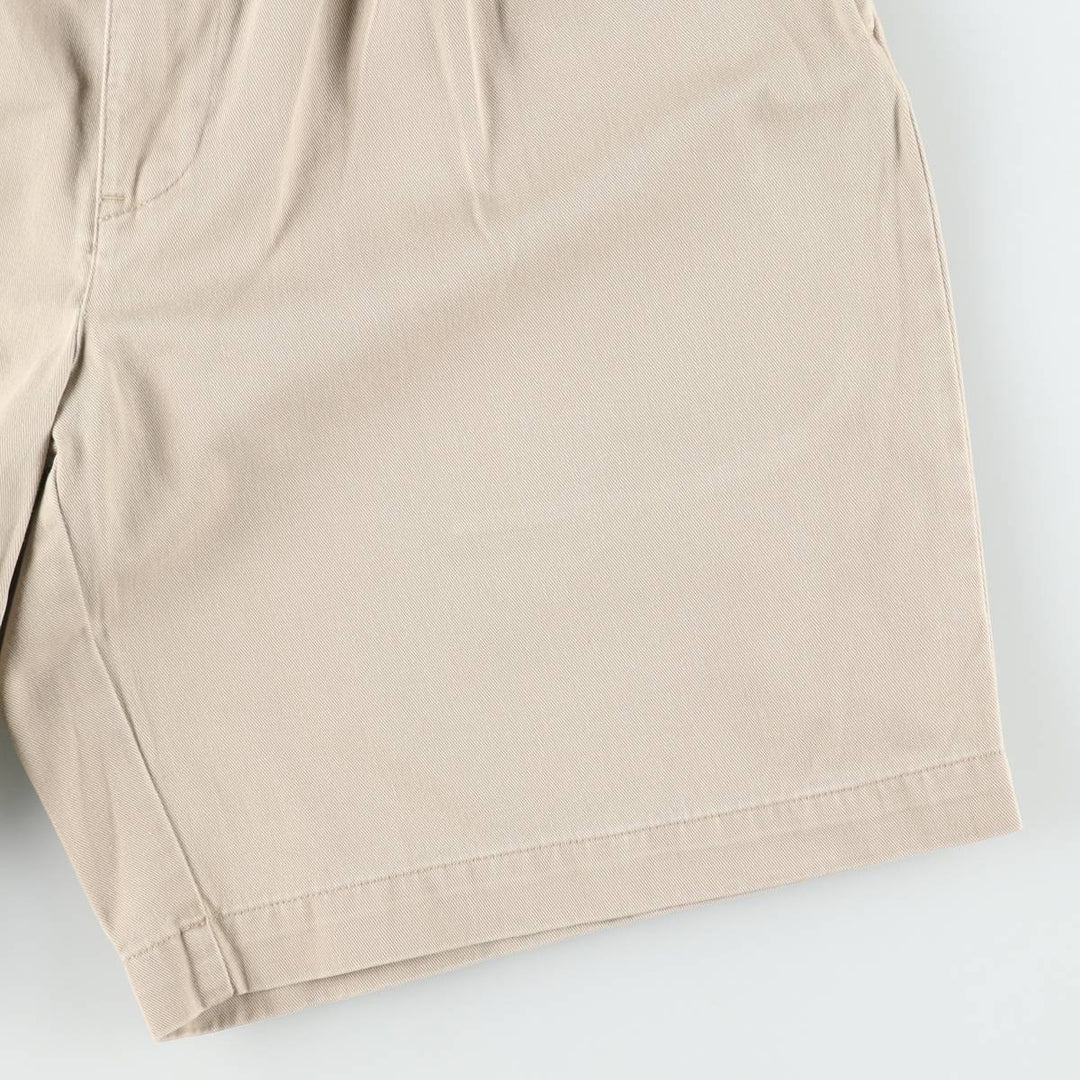 Ralph Lauren Polo Ralph Lauren TYLER SHORT Two-Pleat Chino Shorts Men's W30 (approx.) cotton Beige type Vintage Second Hand