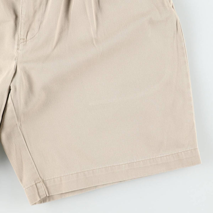 Ralph Lauren Polo Ralph Lauren TYLER SHORT Two-Pleat Chino Shorts Men's W30 (approx.) cotton Beige type Vintage Second Hand