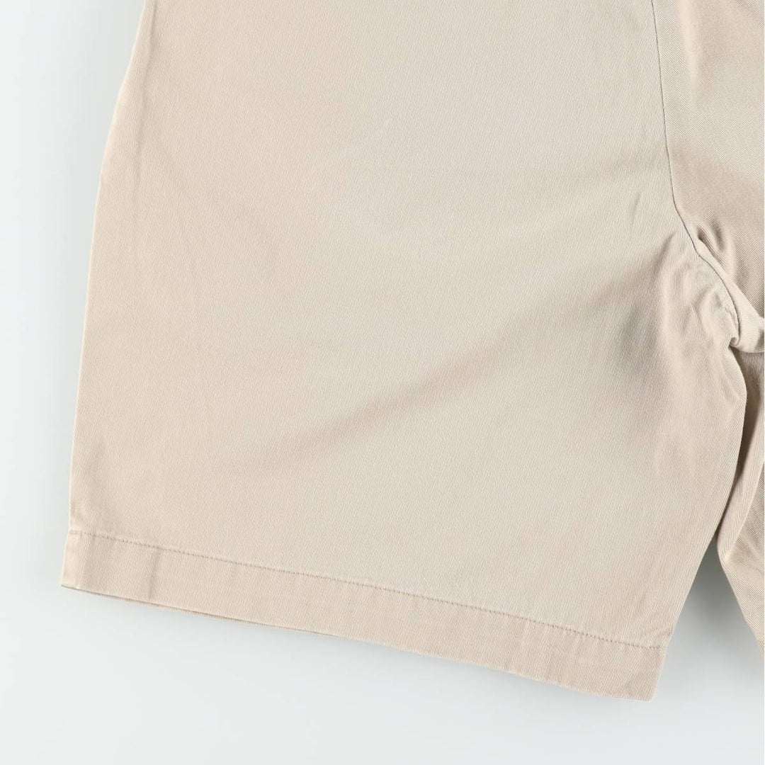 Ralph Lauren Polo Ralph Lauren TYLER SHORT Two-Pleat Chino Shorts Men's W30 (approx.) cotton Beige type Vintage Second Hand