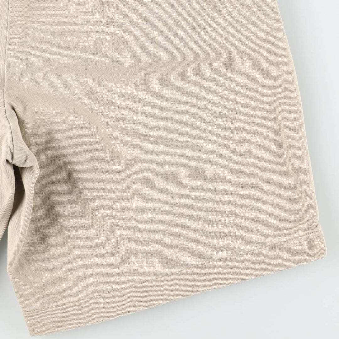Ralph Lauren Polo Ralph Lauren TYLER SHORT Two-Pleat Chino Shorts Men's W30 (approx.) cotton Beige type Vintage Second Hand