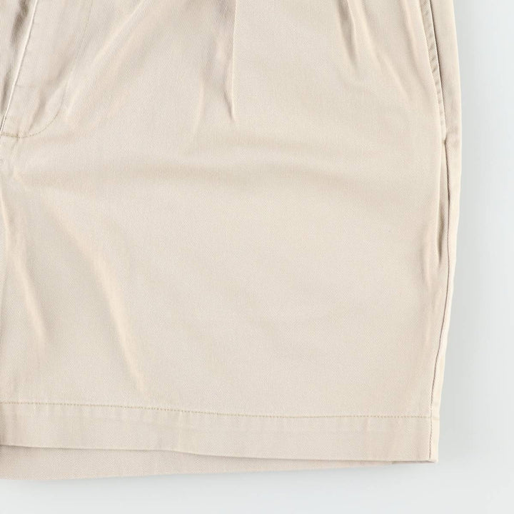 Ralph Lauren Polo Ralph Lauren ANDREW SHORT Two-Pleat Chino Shorts Men's W34 (approx.) cotton Beige type Vintage Second Hand