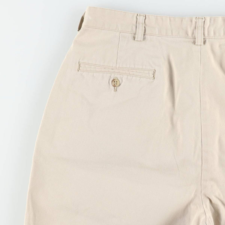 Ralph Lauren Polo Ralph Lauren ANDREW SHORT Two-Pleat Chino Shorts Men's W34 (approx.) cotton Beige type Vintage Second Hand