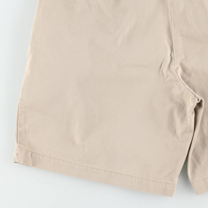 Ralph Lauren Polo Ralph Lauren TYLER SHORT Two-Pleat Chino Shorts Men's W34 (approx.) cotton Beige type Vintage Second Hand