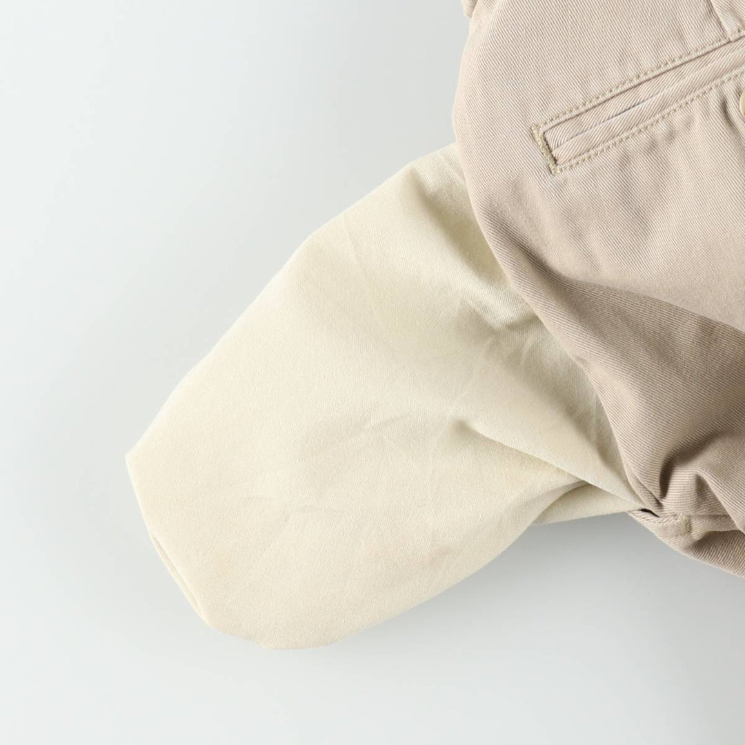 Ralph Lauren Polo Ralph Lauren TYLER SHORT Two-Pleat Chino Shorts Men's W34 (approx.) cotton Beige type Vintage Second Hand