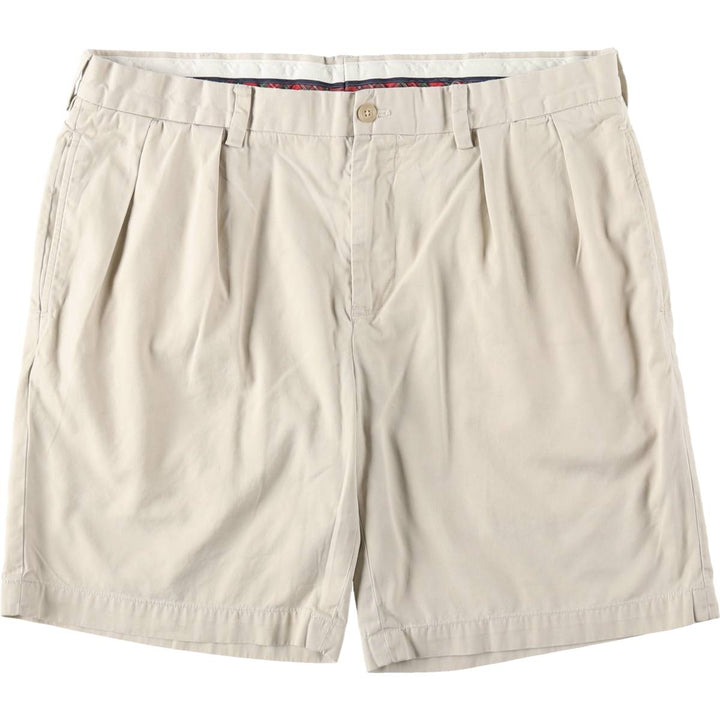 Ralph Lauren x Polo Golf Fairway Fit Shorts, Two-Pleat Chino Shorts, Men's Size W37 (approx.) cotton Beige type Vintage Second Hand