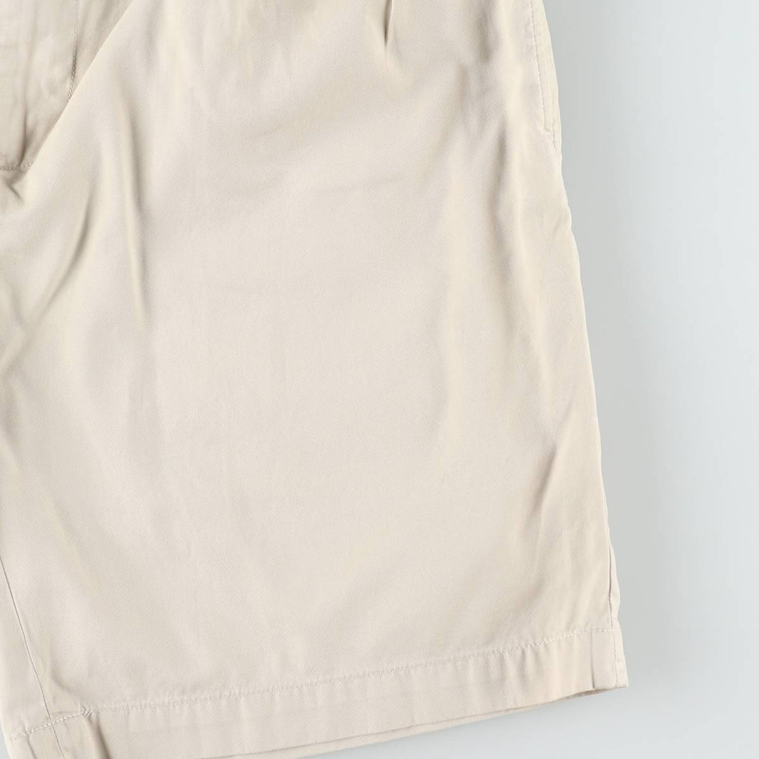 Ralph Lauren x Polo Golf Fairway Fit Shorts, Two-Pleat Chino Shorts, Men's Size W37 (approx.) cotton Beige type Vintage Second Hand