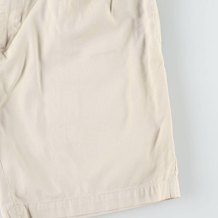 Ralph Lauren x Polo Golf Fairway Fit Shorts, Two-Pleat Chino Shorts, Men's Size W37 (approx.) cotton Beige type Vintage Second Hand