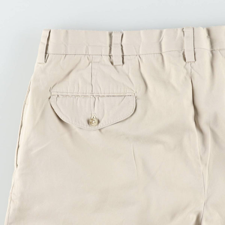 Ralph Lauren x Polo Golf Fairway Fit Shorts, Two-Pleat Chino Shorts, Men's Size W37 (approx.) cotton Beige type Vintage Second Hand