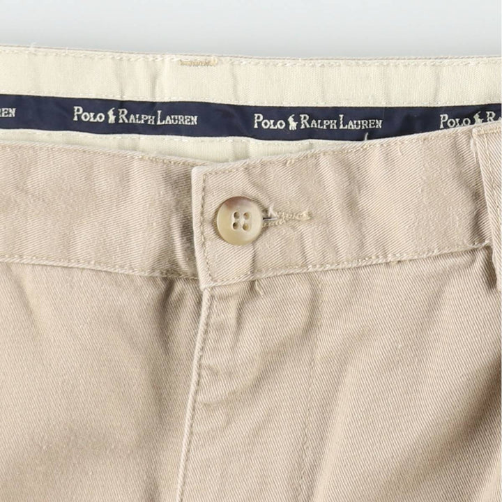 Ralph Lauren Polo Ralph Lauren ANDREW SHORT Two-Pleat Chino Shorts Men's W36 (approx.) cotton Beige type Vintage Second Hand