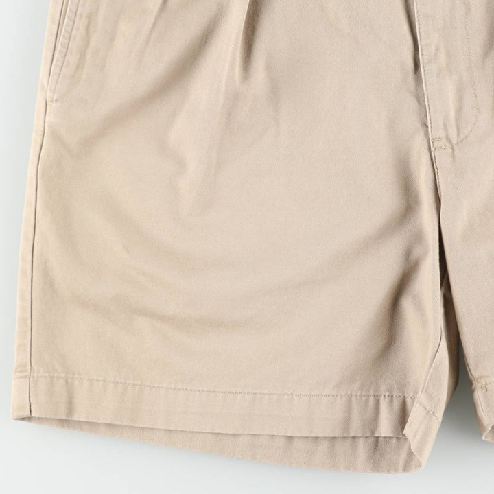 Ralph Lauren Polo Ralph Lauren ANDREW SHORT Two-Pleat Chino Shorts Men's W36 (approx.) cotton Beige type Vintage Second Hand