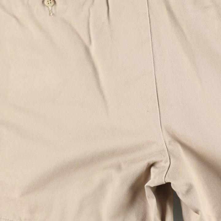 Ralph Lauren Polo Ralph Lauren ANDREW SHORT Two-Pleat Chino Shorts Men's W36 (approx.) cotton Beige type Vintage Second Hand