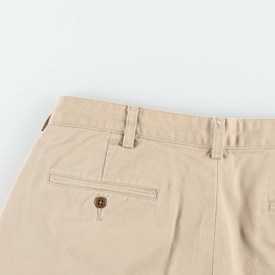 Ralph Lauren Polo Ralph Lauren ANDREW SHORT Two-Pleat Chino Shorts Men's W34 (approx.) cotton Beige type Vintage Second Hand