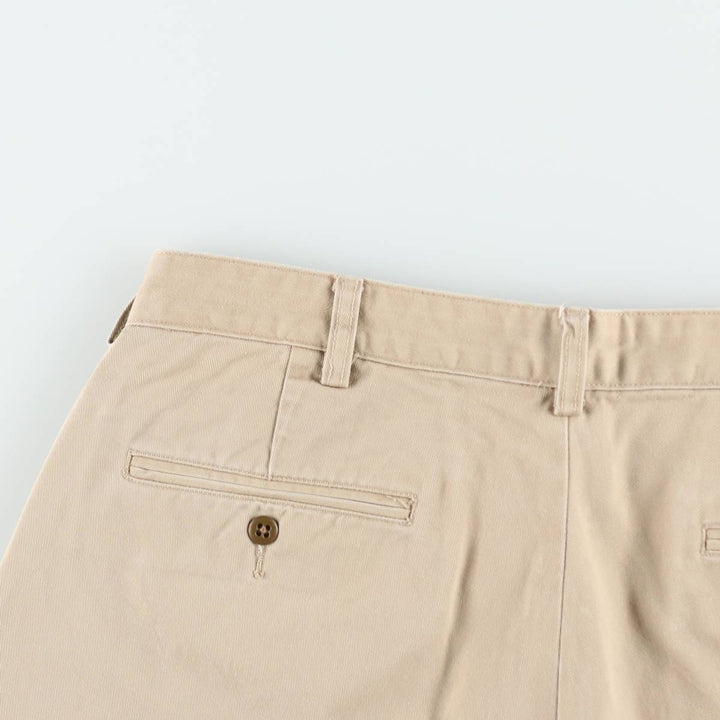 Ralph Lauren Polo Ralph Lauren ANDREW SHORT Two-Pleat Chino Shorts Men's W34 (approx.) cotton Beige type Vintage Second Hand