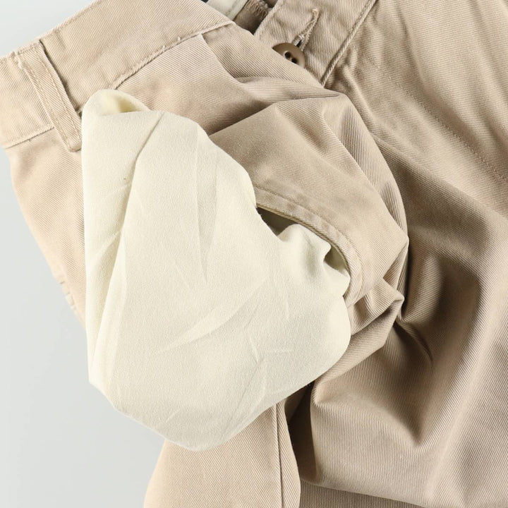 Ralph Lauren Polo Ralph Lauren ANDREW SHORT Two-Pleat Chino Shorts Men's W34 (approx.) cotton Beige type Vintage Second Hand