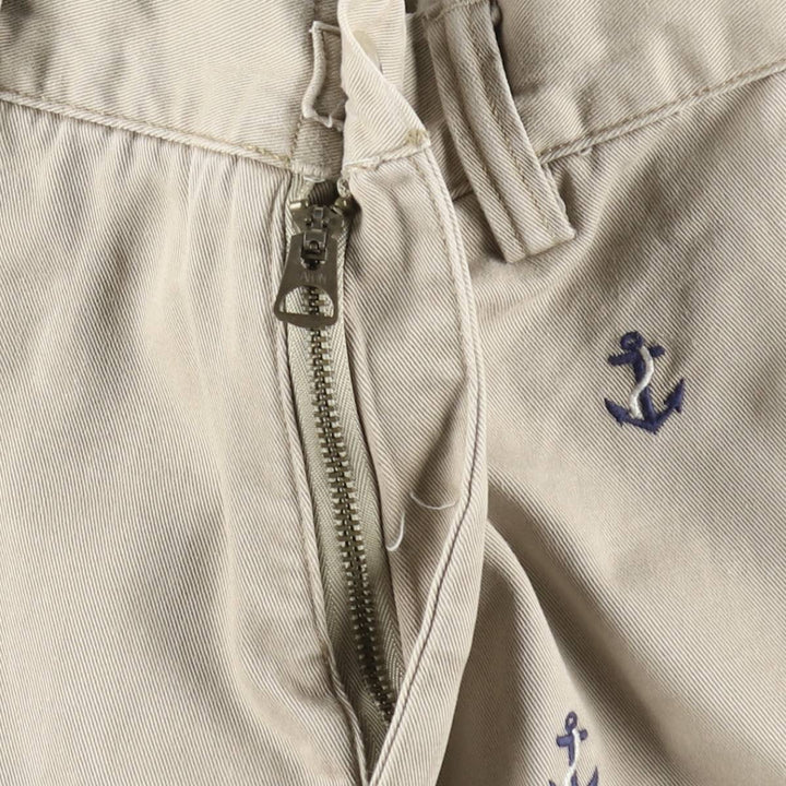 Ralph Lauren POLO RALPH LAUREN CLASSIC FIT all-over print chino shorts, men's size W34 (approx.) cotton Beige type Vintage Second Hand