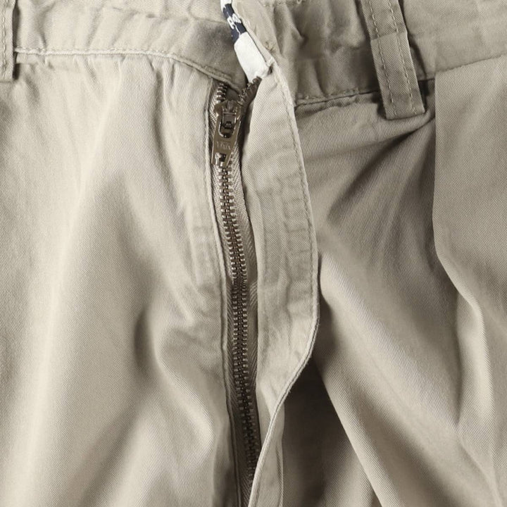 Ralph Lauren POLO GOLF Two-Pleat Chino Shorts, Men's Size W34 (approx.) cotton Beige type Vintage Second Hand