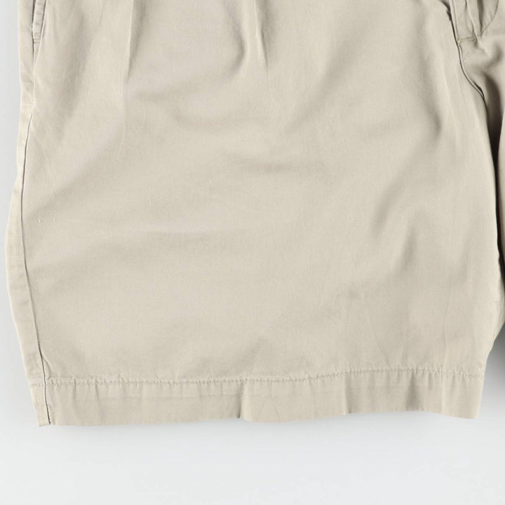 Ralph Lauren POLO GOLF Two-Pleat Chino Shorts, Men's Size W34 (approx.) cotton Beige type Vintage Second Hand