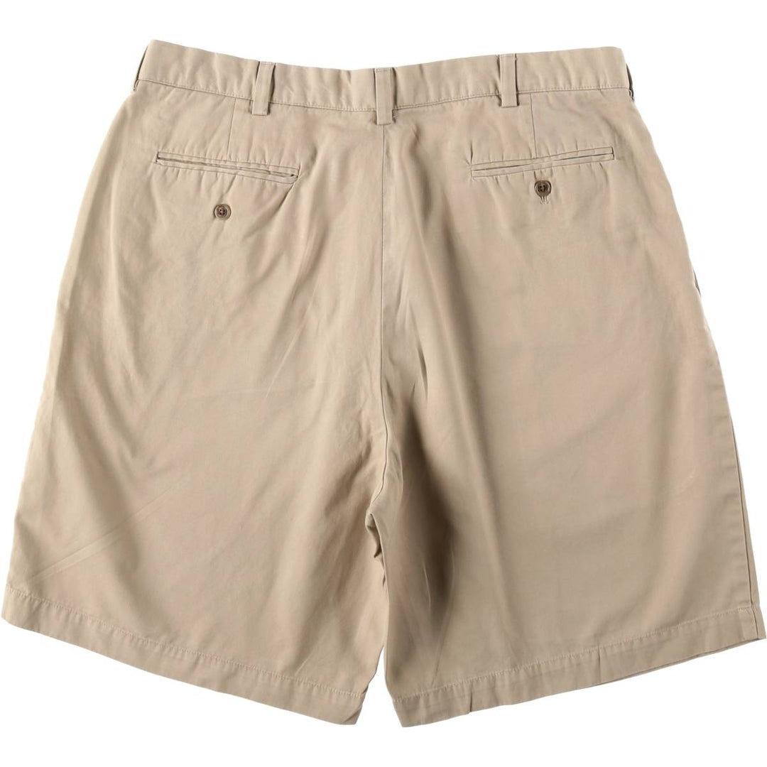 Ralph Lauren POLO GOLF CLASSIC GOLF SHORT Two-Pleat Chino Shorts (Men's W36 equivalent) cotton Beige type Vintage Second Hand