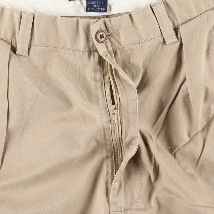 Ralph Lauren POLO GOLF CLASSIC GOLF SHORT Two-Pleat Chino Shorts (Men's W36 equivalent) cotton Beige type Vintage Second Hand