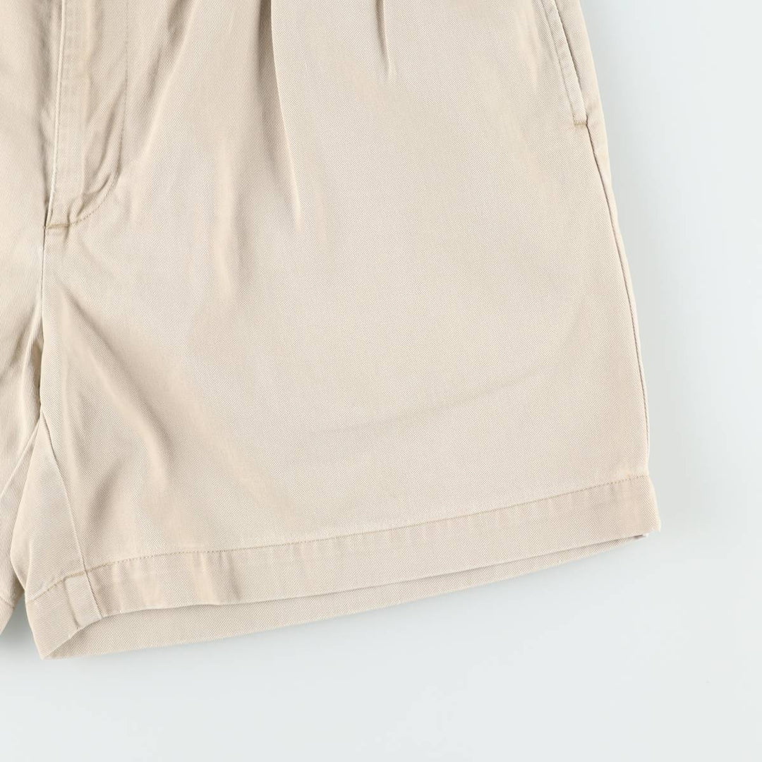 Ralph Lauren POLO RALPH LAUREN ANDREW SHORT Two-pleat chino shorts Short pants Men's W34 equivalent cotton Beige type Vintage Second Hand