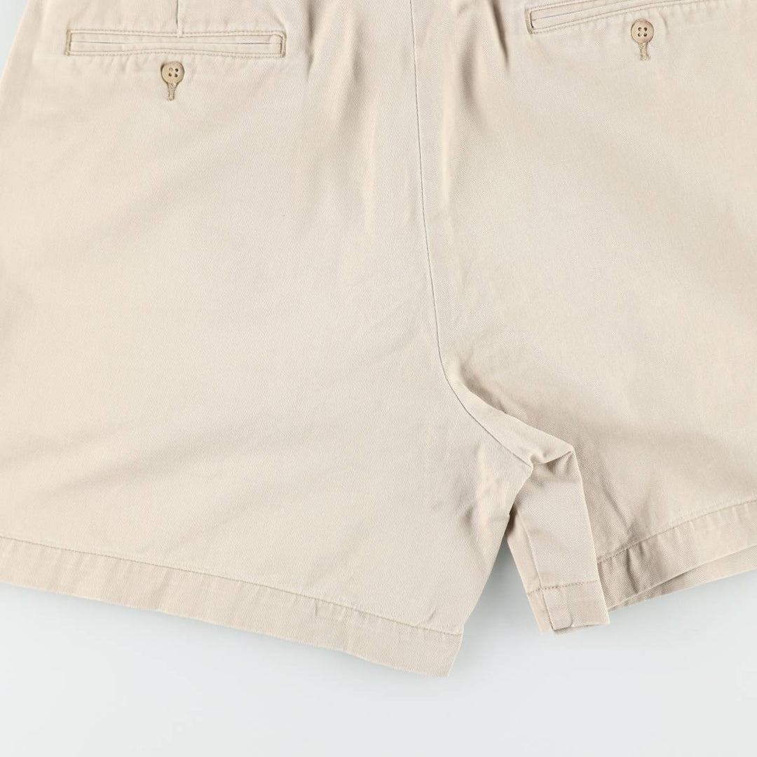 Ralph Lauren POLO RALPH LAUREN ANDREW SHORT Two-pleat chino shorts Short pants Men's W34 equivalent cotton Beige type Vintage Second Hand