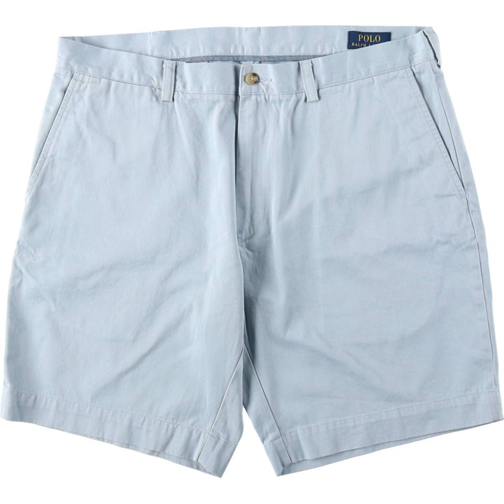 Ralph Lauren POLO RALPH LAUREN CLASSIC FIT 9'' Chino Shorts (Men's size W36 equivalent) cotton Blue type light blue Vintage Second Hand