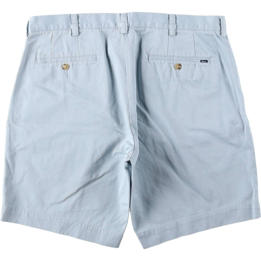 Ralph Lauren POLO RALPH LAUREN CLASSIC FIT 9'' Chino Shorts (Men's size W36 equivalent) cotton Blue type light blue Vintage Second Hand