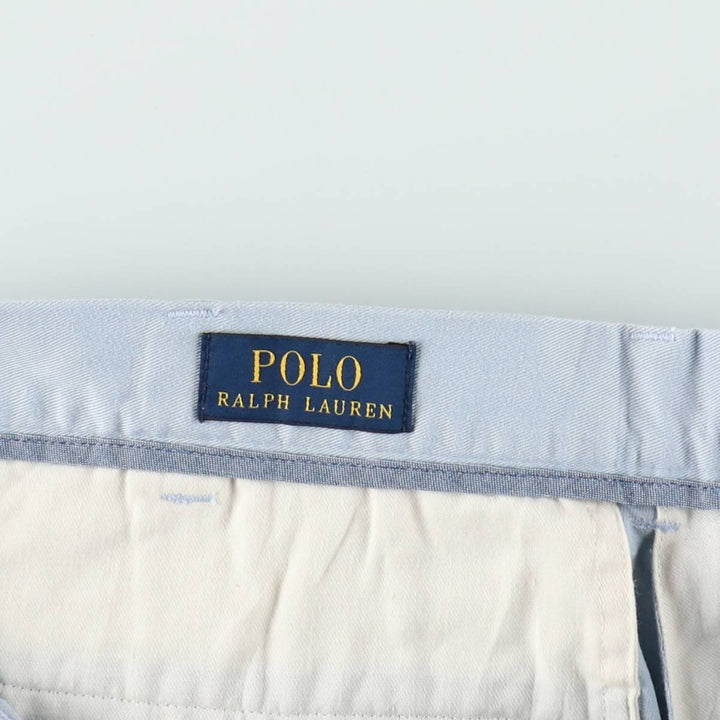 Ralph Lauren POLO RALPH LAUREN CLASSIC FIT 9'' Chino Shorts (Men's size W36 equivalent) cotton Blue type light blue Vintage Second Hand