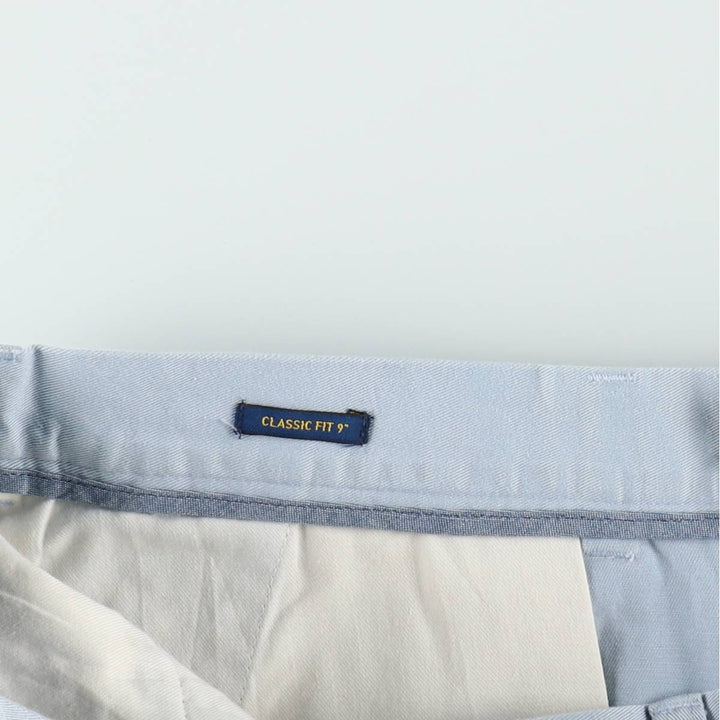 Ralph Lauren POLO RALPH LAUREN CLASSIC FIT 9'' Chino Shorts (Men's size W36 equivalent) cotton Blue type light blue Vintage Second Hand