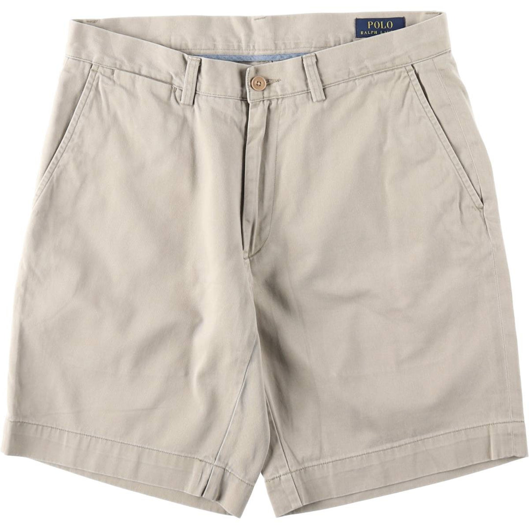 Ralph Lauren POLO RALPH LAUREN CLASSIC FIT 9'' Chino Shorts (Men's size W32 equivalent) cotton Beige type Vintage Second Hand