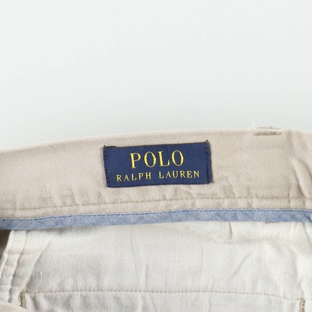 Ralph Lauren POLO RALPH LAUREN CLASSIC FIT 9'' Chino Shorts (Men's size W32 equivalent) cotton Beige type Vintage Second Hand