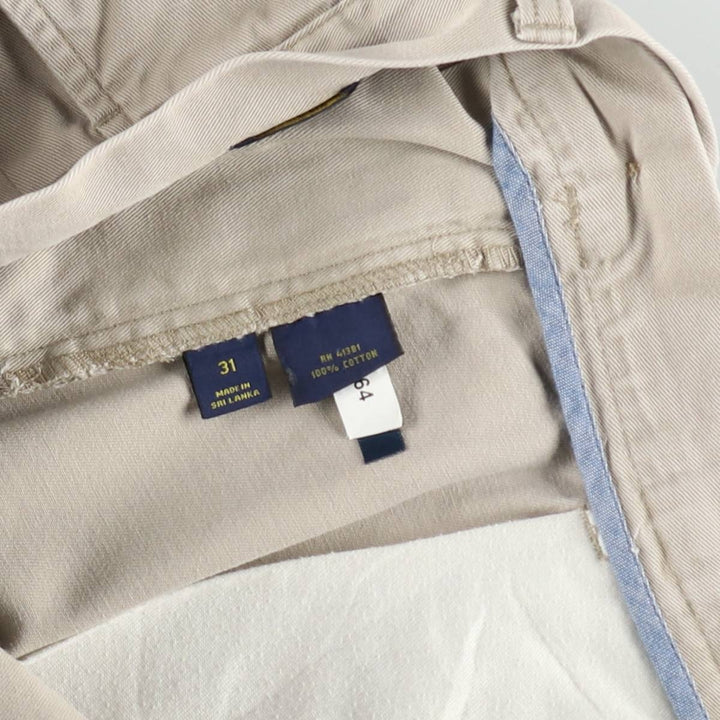 Ralph Lauren POLO RALPH LAUREN CLASSIC FIT 9'' Chino Shorts (Men's size W32 equivalent) cotton Beige type Vintage Second Hand