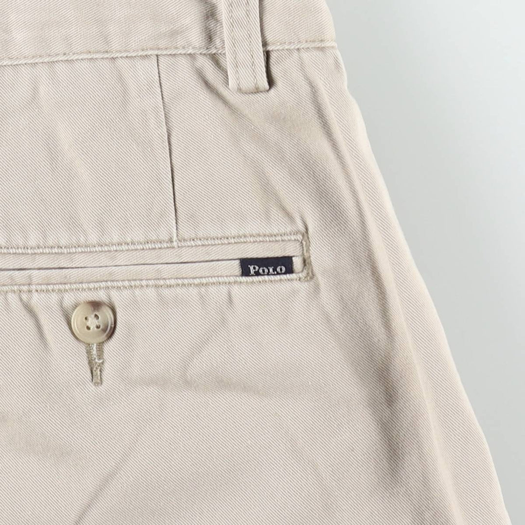 Ralph Lauren POLO RALPH LAUREN CLASSIC FIT 9'' Chino Shorts (Men's size W32 equivalent) cotton Beige type Vintage Second Hand