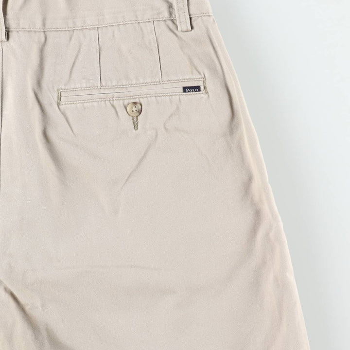 Ralph Lauren POLO RALPH LAUREN CLASSIC FIT 9'' Chino Shorts (Men's size W32 equivalent) cotton Beige type Vintage Second Hand