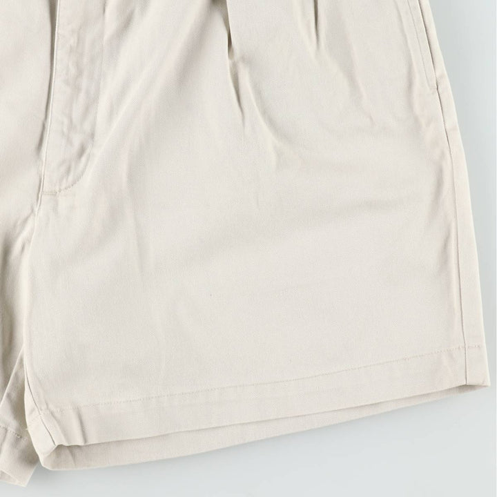 Ralph Lauren Polo Ralph Lauren ANDREW SHORT Two-Pleat Chino Shorts Men's W37 (approx.) cotton Beige type Vintage Second Hand