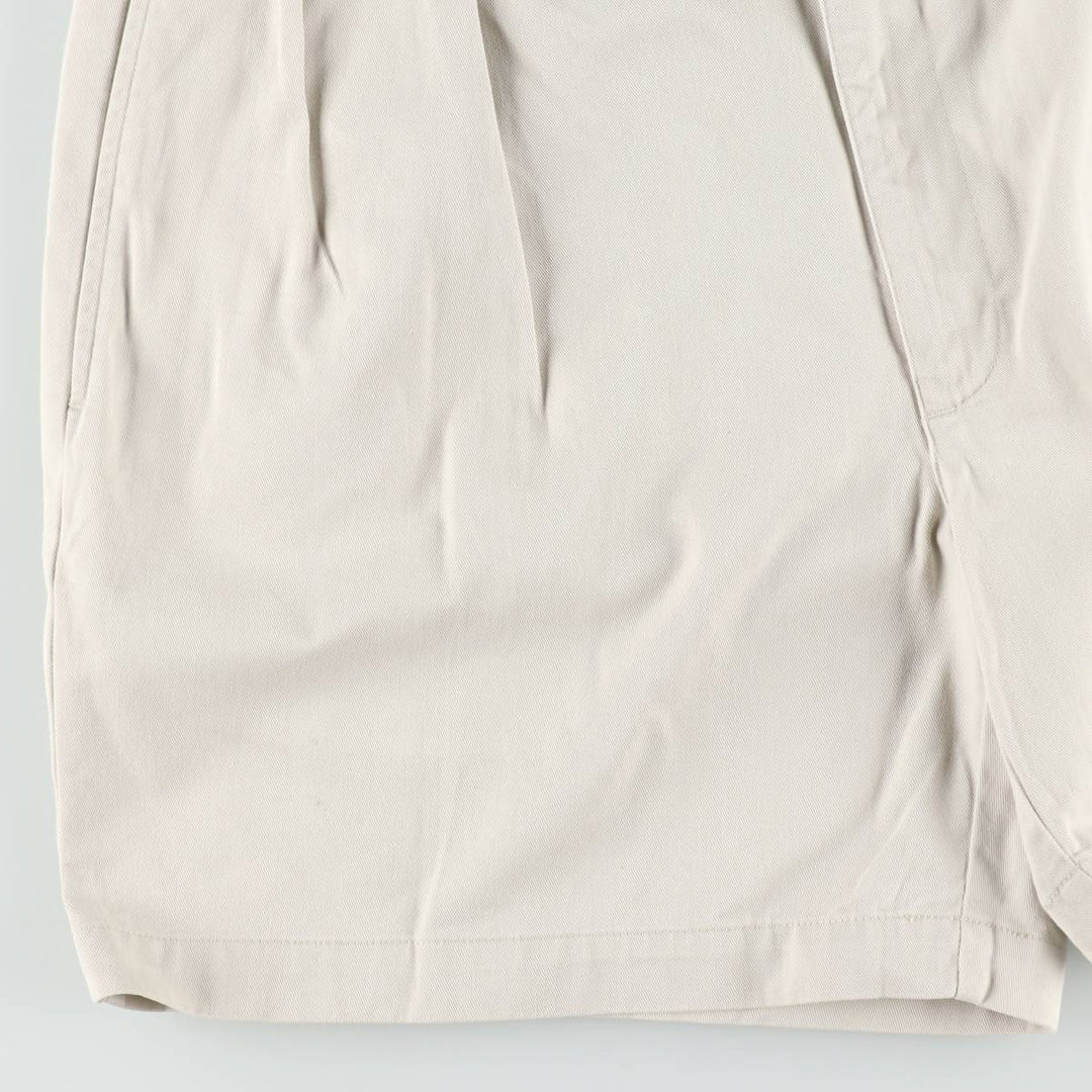 Ralph Lauren Polo Ralph Lauren ANDREW SHORT Two-Pleat Chino Shorts Men's W37 (approx.) cotton Beige type Vintage Second Hand