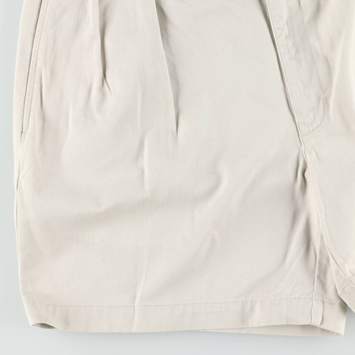 Ralph Lauren Polo Ralph Lauren ANDREW SHORT Two-Pleat Chino Shorts Men's W37 (approx.) cotton Beige type Vintage Second Hand