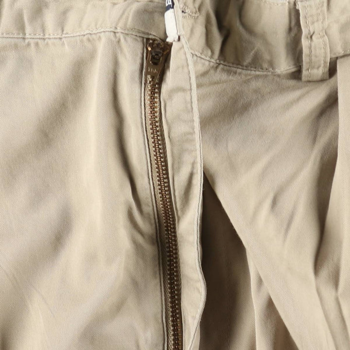 Ralph Lauren Polo Golf CLASSIC GOLF SHORT Two-Pleat Chino Shorts Men's W36 (approx.) cotton Beige type Vintage Second Hand