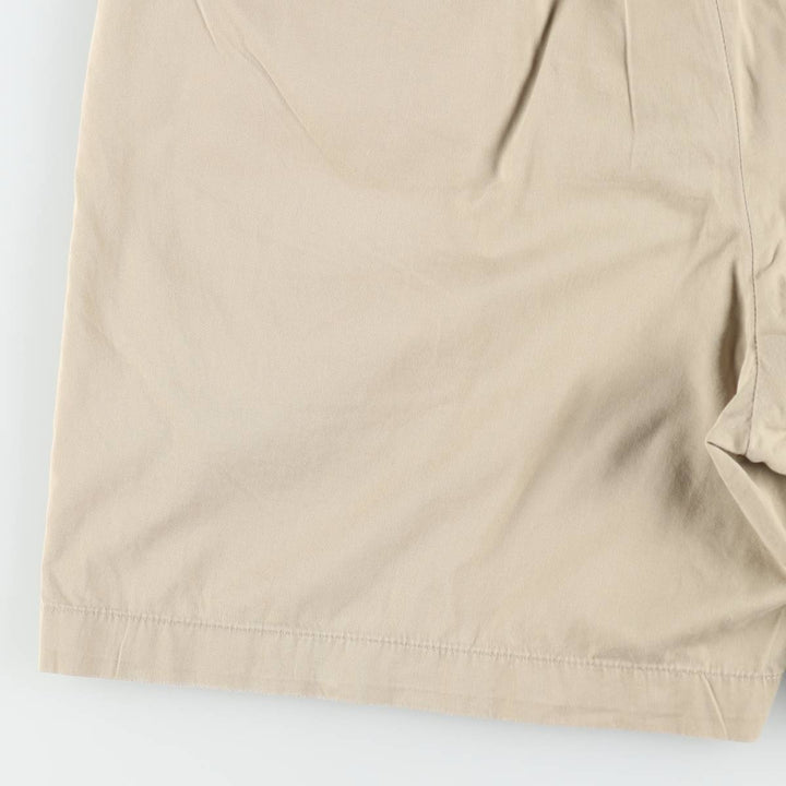 Ralph Lauren Polo Golf CLASSIC GOLF SHORT Two-Pleat Chino Shorts Men's W36 (approx.) cotton Beige type Vintage Second Hand