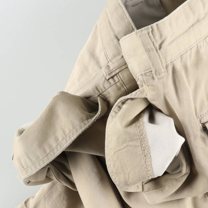 Ralph Lauren Polo Golf CLASSIC GOLF SHORT Two-Pleat Chino Shorts Men's W36 (approx.) cotton Beige type Vintage Second Hand