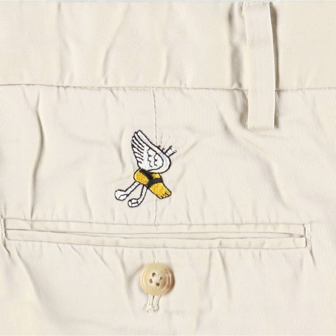 Ralph Lauren POLO GOLF FAIRWAY SHORT Two-Pleat Chino Shorts, Men's Size W34 (approx.) cotton Beige type Vintage Second Hand