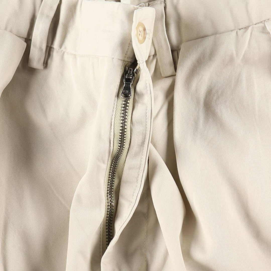 Ralph Lauren POLO GOLF FAIRWAY SHORT Two-Pleat Chino Shorts, Men's Size W34 (approx.) cotton Beige type Vintage Second Hand