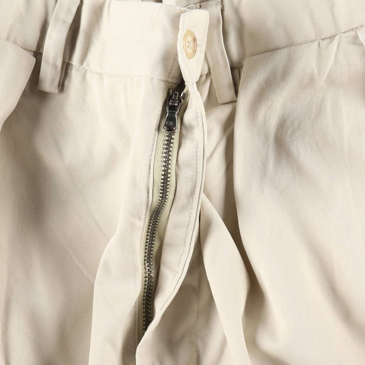 Ralph Lauren POLO GOLF FAIRWAY SHORT Two-Pleat Chino Shorts, Men's Size W34 (approx.) cotton Beige type Vintage Second Hand