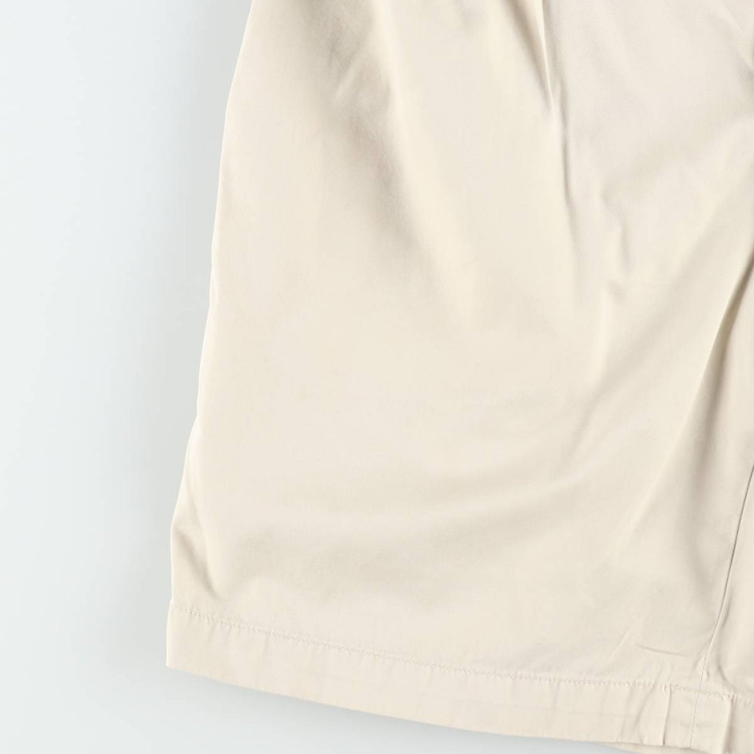 Ralph Lauren POLO GOLF FAIRWAY SHORT Two-Pleat Chino Shorts, Men's Size W34 (approx.) cotton Beige type Vintage Second Hand