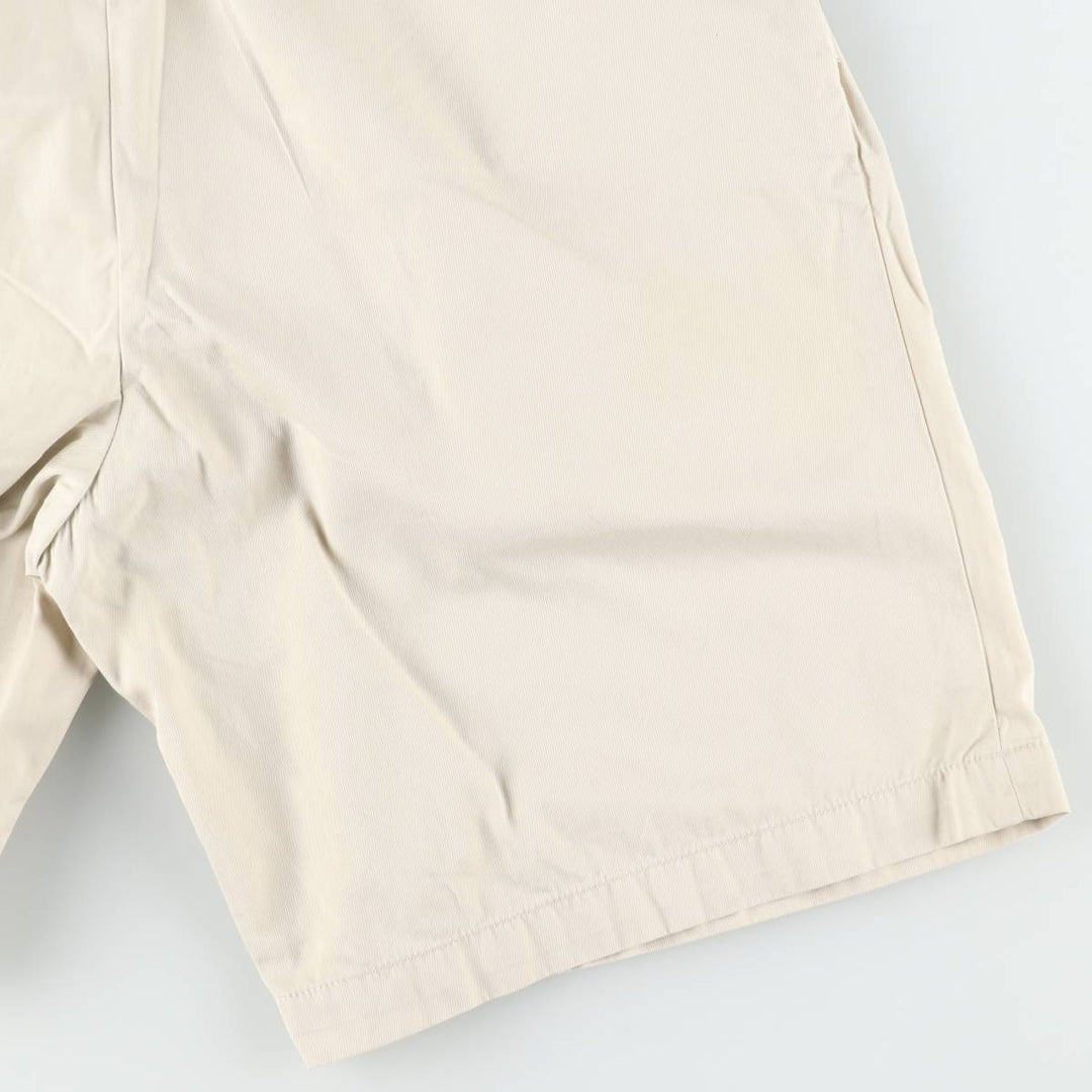 Ralph Lauren POLO GOLF FAIRWAY SHORT Two-Pleat Chino Shorts, Men's Size W34 (approx.) cotton Beige type Vintage Second Hand