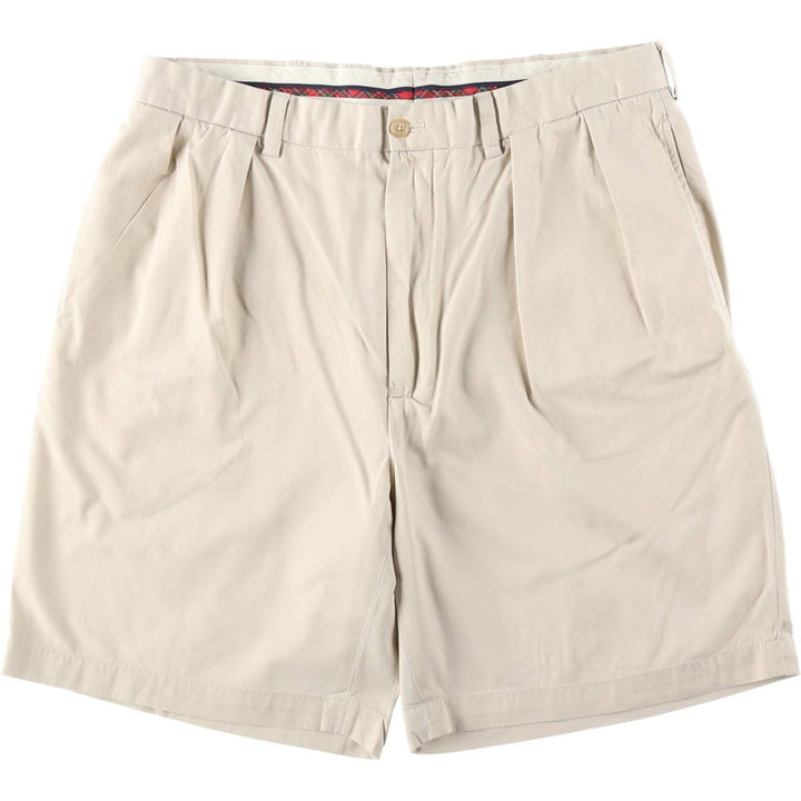 Ralph Lauren POLO GOLF Fairway Shorts, two-pleat chino shorts, men's size W36. cotton Beige type Vintage Second Hand
