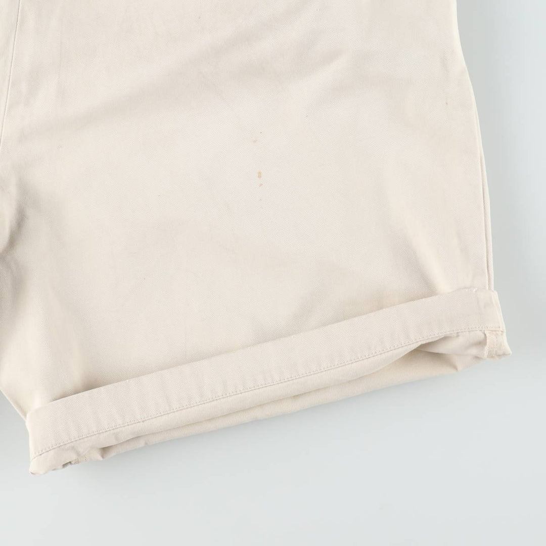 Ralph Lauren Polo Ralph Lauren TYLER SHORT Two-Pleat Chino Shorts Men's W36 (approx.) cotton Beige type Vintage Second Hand