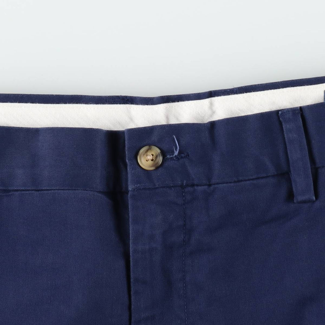 Ralph Lauren POLO RALPH LAUREN STRETCH CLASSIC FIT Chino Shorts (Men's size W38 equivalent) cotton navy blue type Vintage Second Hand